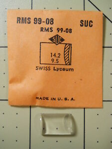 【送料無料】腕時計 ウォッチクリスタルミリメートルスイスライシアムsuc rms9908 gs mx247 pmx247 watch crystal 142 x 95 mm fits swiss lyceum