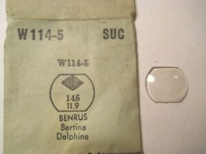 ベンラス 【送料無料】腕時計　ウォッチクリスタルフィットベンラスベルティナデルフィネsuc w1145 gs y318 watch crystal 146 x 118 mm fits benrus bertina delphine