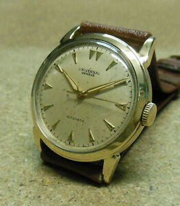 【送料無料】腕時計　オロロジオユニバーサルジュネーブウォッチゴールドフィルドorologio universal geneve watchcs2 pzfvite goldfilled autom50 34 mm