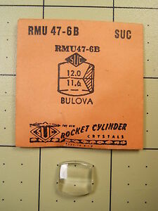 【送料無料】腕時計　クリスタルフィットブロバsuc rmu476b gs cmt162 replacement watch crystal 120 x 116 mm fits bulova elsa