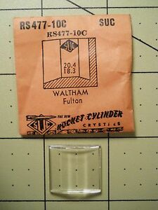【送料無料】腕時計 クリスタルウォルサムフルトンsuc rs47710c replacement watch crystal 204 x 183 mm fits waltham fulton