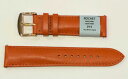 【送料無料】腕時計 ブレスレットストラップモントルロシェクワールヴァシェオレンジ??c36 bracelet strap montre rochet cuir vachette orange 20 mm largeur neuf 29?(2)