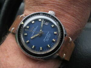 【送料無料】腕時計 ヴィンテージスイスカミーセブンシーズフィートダイバースクリューダウンクラウンvintage swiss camy seven seas automatic 1000ft300m diver hev screw down crown