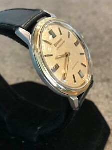 【送料無料】腕時計　ブローバアンバサダーマイクロロータースリムドレスソリッドゴールドベゼルbulova ambassador micro rotor automatic slim dress 14k solid gold bezel 1967
