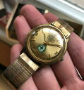 【送料無料】腕時計 ヴィンテージブローバゴールドキャップブレスレットオリジナルボックスvintage bulova automatic gold capped ...