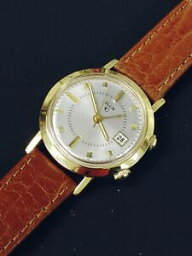 【送料無料】腕時計　ヴィンテージリストアラームウォッチゴールドvintage elgin wrist alarm watch 10k gold rgp