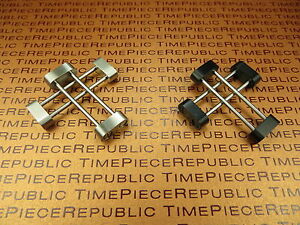 【送料無料】腕時計　ヘビーデューティスイスステンレスストラップラグアダプターシルバーブラック