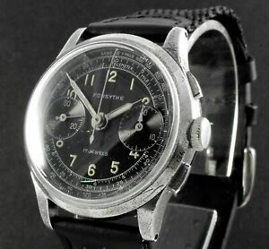 【送料無料】腕時計 ヴィンテージフォーサイススイスクロノグラフウォッチランダーン1950s vintage forsythe swiss chronograph watch landeron 48