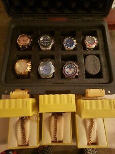 ̵ӻסץ饹ȥ졼ӥ֥쥹åȥåhuge invicta watch lot of 7 plus st...