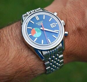 【送料無料】腕時計 クロノグラフダイブウォッチヴィンテージビーズオブライススチールブレスレットchronograph dive watch vintage 19mm beads of rice steel bracelet nos 1960s70s 【送料無料】腕時計 クロノグラフダイブウォッチヴィンテージビーズオブライススチールブレスレットchronograph dive watch vintage 19mm beads of rice steel bracelet nos 1960s70s
