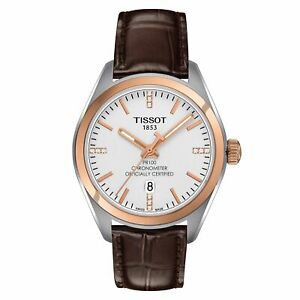 【送料無料】腕時計 パワーマティックレザーストラップtissot pr 100 powermatic 80 date leather strap