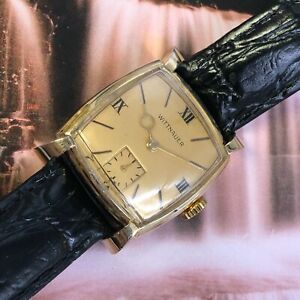 【送料無料】腕時計　ヴィンテージメンズロンジンウィットナウアースイスサービスvintage 1950s mens longines wittnauer, 17 j swiss serviced amp; warranty