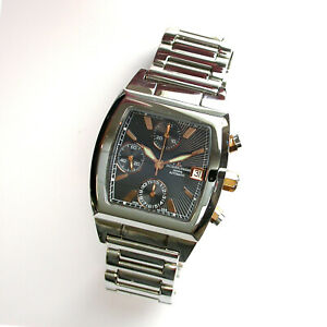 【送料無料】腕時計 ゲンツクッションジャックルマンズジェネヴェスイスオートクロノ 2495 gents cushion 36mm jacques lemans geneve 25j swiss auto chrono g149 bk