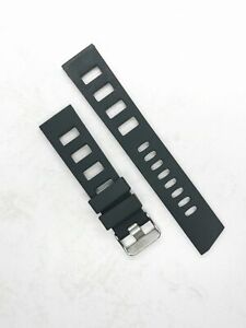 【送料無料】腕時計　ストラップワークスシリコーンウォッチストラップブラック