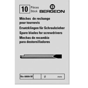 【送料無料】腕時計 ベルゲオンステンレススチールフラットスクリュードライバーブレードサイズ10 x bergeon 6899m stainless steel flat screwdriver blades all sizes hs993a