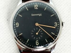 【送料無料】腕時計 オロロジオエバーハルトマニュアルウオモアンニアッチャイオorologio eberhard manuale uomo anni ’40 acciaio ref 275838 37 mm case