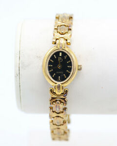 腕時計, 男女兼用腕時計  vintage 1980s gold tone watch signed ppo watch, battery