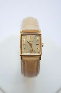 【送料無料】腕時計 ヴィンテージイエローゴールドウォッチw505 beautiful zenith vintage 18k yellow gold watch
