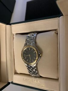 【送料無料】腕時計 ヴィンテージラセールクチュールウォッチヘビーゴールドリングステンレススチールvintage las couture watch 18k heavy gold ring stainless steel