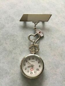 【送料無料】腕時計　ナースハートフォブウォッチnhs nurse heart fob watch