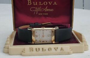 【送料無料】腕時計 ブローバサービスワーキングカーフスキンストラップ1947 14k bulova wristwatch w box21j 7akserviced working, calfskin strap