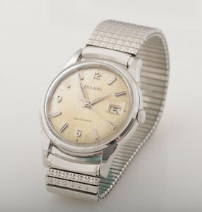 【送料無料】腕時計 ヴィンテージスイスrare vintage men bulova automatic with date and warranty included swiss made 【送料無料】腕時計 ヴィンテージスイスrare vintage men bulova automatic with date and warranty included swiss made