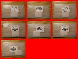 【送料無料】腕時計　サイズエルギンパーツレバースクリューchoice size genuine elgin watch replacement part 227 setting lever screw nos