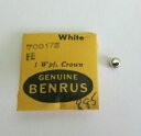 ベンラス 【送料無料】腕時計　ベンラスホワイトクラウンパーツnos genuine benrus waterproof white crown 70012 tap10 watch part r85