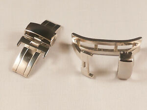 【送料無料】腕時計　ポリッシュステンレススチールバタフライデプロイアントクラスプバックル