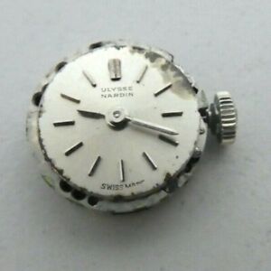 【送料無料】腕時計 ヴィンテージユリシーズナディンレディースフルファンクションウォッチvintage ulysses nadin ladies n24 voll funktion watch movement for parts e39