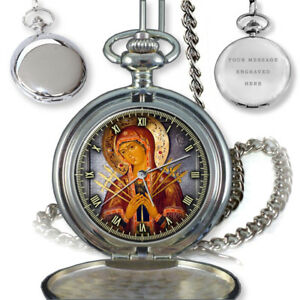 【送料無料】腕時計　ロシアアイコンメンズポケットウォッチクリスマス