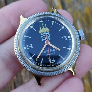 【送料無料】腕時計　ボストクミリターレルッソオロロギオオロプラッカートヴォストークbostok militare russo orologio oro placcato vostok