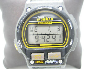 【送料無料】腕時計 ヴィンテージアイアンマントライアスロンデジタルスポーツウォッチvintage timex ironman triathlon 100m wr digital sport 33mm watch c174