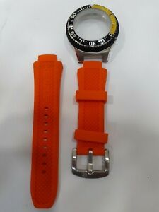 【送料無料】腕時計 シントゥリーノポセイドンキーンズルアンサアランシオcinturino poseidon kienzle ansa 15 arancio