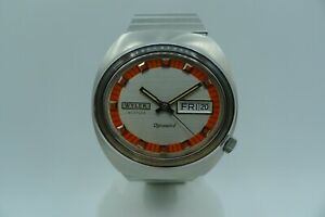 【送料無料】腕時計 ワイラーダイナウィンドライフガードヴィンテージレトロスチールレアコンプリートwyler incaflex dynawind lifeguard vintage retro steel 40mm rare complete
