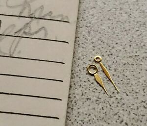【送料無料】腕時計　ウォルサムギルトハンズホールサイズセットset of nos waltham gilt wristwatch hands75135 hole size