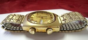 【送料無料】腕時計　ルシアンピカールスイスアラームメンズデュアルデイデートウォッチrare lucien piccard swiss automatic alarm mens dual day date watch