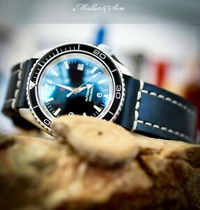 ̵ӻסߥ顼󥦥ååץͥåȥ󥫥ᥤɥۡ󥹥ȥåmulleramp;son watch mod planet ocean made from skx007 custom made horween strap