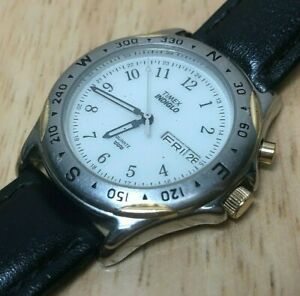 【送料無料】腕時計　ヴィンテージタイムスメンレディベゼルダイバーアナログクォーツウォッチバットvintage timex men lady 30m moving bezel diver analog quartz watch hours~ batt