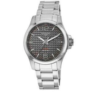 【送料無料】腕時計　ロンジンステンレスブラックメンズウォッチ(2)