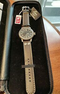 【送料無料】腕時計　ラコミュンスターフライヤーウォッチlaco munster 42mm automatic winding flieger watch 861748