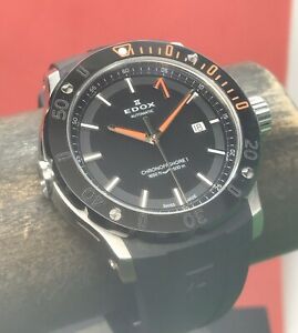 【送料無料】腕時計　エドックスクロノンショアニノダイバースイスオートコンプリートセットedox chronshore 1 nino 43mm 500m diver ref 80099 swiss automatic complete set
