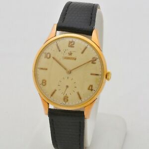 【送料無料】腕時計　ゼニススターオーバーサイズミリメートルローズゴールドサービスzenith star oversize 37 mm 18 kt rose gold gf manual winding serviced