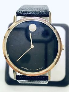 【送料無料】腕時計 ヴィンテージモバドゼニスソリッドイエローゴールドマニュアルミリメートルvintage movado zenith 14k solid yellow gold 17 jewels manual wind watch 33mm