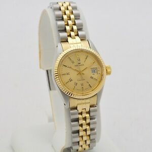 【送料無料】腕時計　スチールゴールドサービスpryngeps date lady steel gold 26 mm serviced