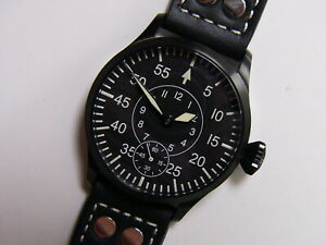 【送料無料】腕時計　カスタムメイドコーティングハンドパイロットオブザーバースイスw3 41mm custom m..