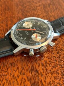 【送料無料】腕時計　ウルトラレアレトロヴィンテージモンテアンクレスイスヴァルジューultra rare retro vintage monte ancre 196070s reverse swiss valjoux 7733 watch