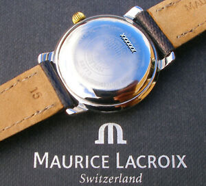 【送料無料】腕時計　ノーブルモーリスロワウィメンズウォッチスチールソリッドゴールドedle maurice lacroix damenuhr pontos ?date; stahl18kmassivgold