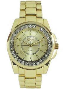 【送料無料】腕時計　ガラスクリスタルファッションウォッチwomens fashion watch with sparkling crystal on the inside of the glass