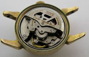 【送料無料】腕時計 ブローバレディウォッチムーブメントゴールドケースbulova 6bpa as 1477 lady watch movement 17 jewels amp; gold filled case for parts